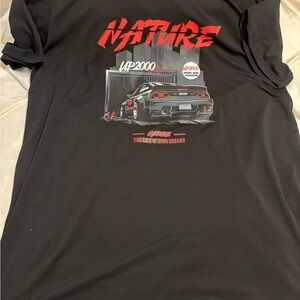 ROMWE Black and Red Short Sleeve Tee